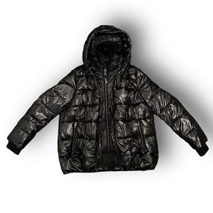 DKNY High Shine Puffer Coat XL